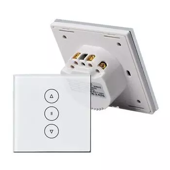 Tuya Smart Switch Rolling Blinds Двигатель Roll Shutter Сенсорные переключатели EU Панель Поддержка Alexa Home