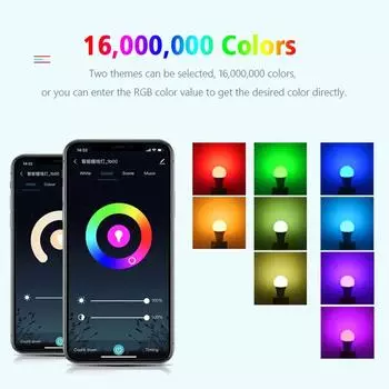 Tuya Smart WiFi LED Bulb E14 Candel Light 220 В 5 Вт 7 Вт 9 Вт Диммируемая RGB-лампа Smart Life APP Голосовое управление Alexa Google Assistant Yes