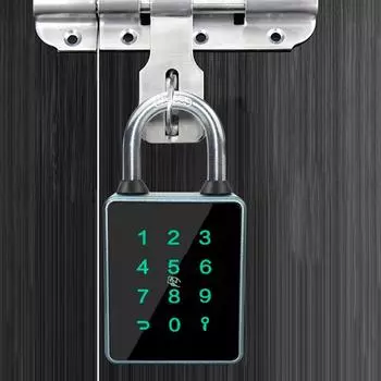 TUYA/TTLOCK APP Fingerprint Padlock Keyless Smart Padlock Алюминиевый сплав IP65 Водонепроницаемый для шкафа, рюкзака