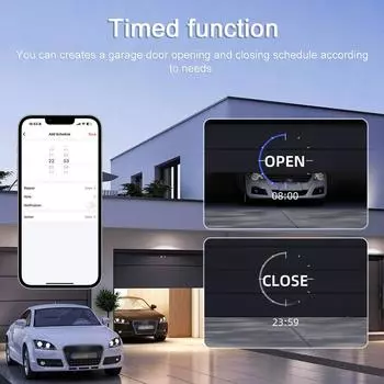 Tuya Wi-Fi интеллектуальный механизм открывания гаражных ворот приложение для гаражных ворот пульт дистанционного управления таймер гаражных ворот красный