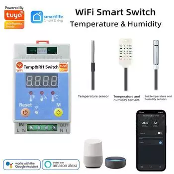 Tuya WiFi Интеллектуальный тестер почвы Мобильное приложение Управление PH-метром Монитор влажности для садоводства Растения Сельское хозяйство