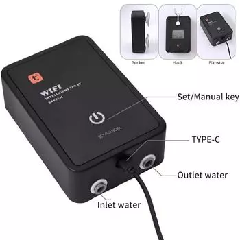 Tuya WiFi Интеллектуальный увлажнитель воздуха для рептилий с функцией распыления через приложение Управление Автоматический туман Rainforest Timer Система распыления Комплект Таймер полива