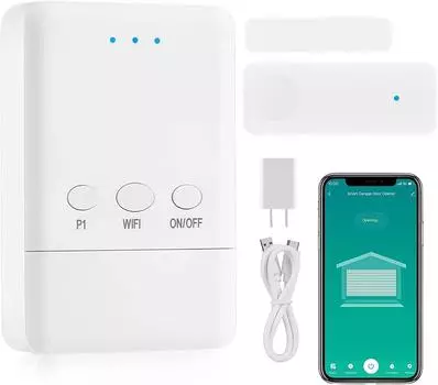 Tuya WIFI Умный универсальный открыватель гаражных ворот Датчик двери Беспроводной контроллер гаражных ворот Поддержка Alexa Google Voice Assistant 310-898MHz