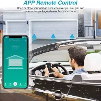 Tuya WIFI Умный универсальный открыватель гаражных ворот Датчик двери Беспроводной контроллер гаражных ворот Поддержка Alexa Google Voice Assistant 310-898MHz