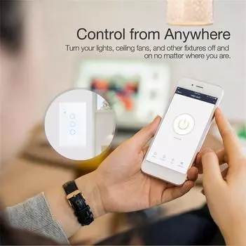 Tuya WiFi US EU Smart Touch Light Switch 1/2/3/4 Gang Умный дом настенная кнопка для умной жизни Alexa Google Home Alice