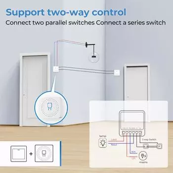 Tuya Zigbee3.0 MiNi Smart Switch 16A 1way Control Timer Breaker Relay Работает с Alexa Google Home Alice Yandex 2MQTT новое обновление