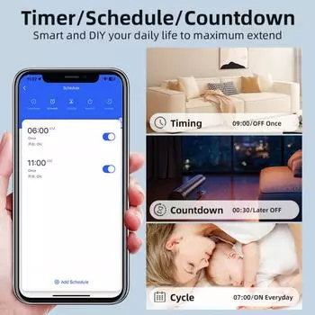 Tuya Zigbee Mini Smart Switch Module 10A 2/3/4 Gang 2-way Control Timing DIY Automation Breaker Smart Home для Alexa Google Home