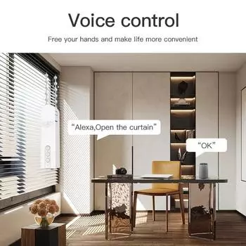 Tuya Zigbee Smart Motorised Blind Автоматические электрические рольставни Тени Робот Драйвер Google Yandex Alice Alexa Голосовое управление
