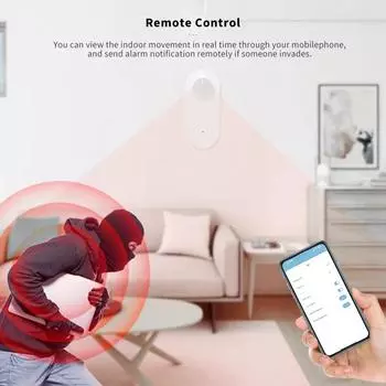 Tuya Zigbee Wifi Датчик присутствия человека с приложением для умного дома Дистанционное управление 2,4 ГГц PIR Обнаружение Декор Безопасность Сигнализация Защита