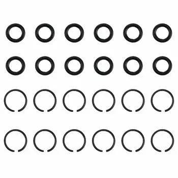 TUZkozs дюймовый ударный гайковерт гнездо фиксированное кольцо электрический гайковерт воздушный гайковерт специальное стопорное кольцо 12 уплотнительных колец с железным кольцом простая установка 1/2