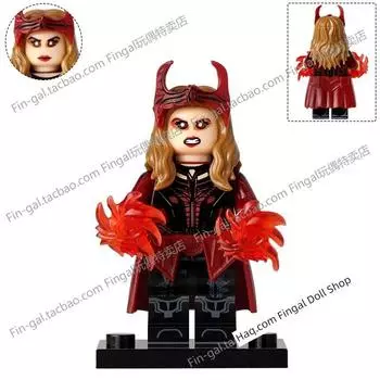 Tv6208 Super Hero Moonlight Knight Dr. Strange Wanmagnetic Wang Wanda Assembled Building Blocks Kids Toy TV1062 Wanda