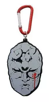 TV anime Bizarre Rubber mascot with carabiner JoJo s Adventure (Stone Mask)
