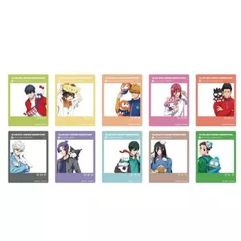 ТВ Аниме Blue Lock x Sanrio Characters 01 Оригинальная Иллюстрация Акриловая Карточка КОРОБКА из 10