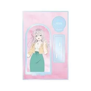 ТВ-аниме девушка по соседству, которая иногда шепчет Аля Большой акриловый стенд с деталями Аля-сан, русская