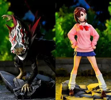 TV Anime Figure Okarun Momo Luminasta figure of 2 Official Goods Dandadan (Transformation) vol.1 + vol.1 [Set types]
