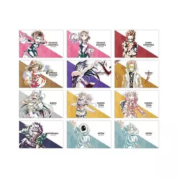 TV Anime Hero Trading Ani Art 6 карточек-наклеек 12 штук КОРОБКА «Моя академия» том. вер.C