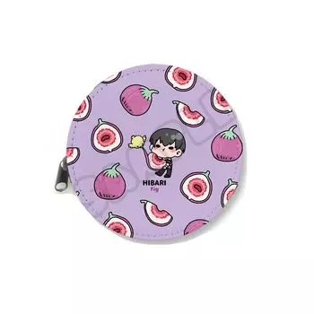 TV Anime Hitman Hibari Kyoya 3rd Edition Round Coin Case M YE Katekyo REBORN!