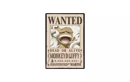 TV Anime Luffy Wanted Mouse Pad ONE PIECE