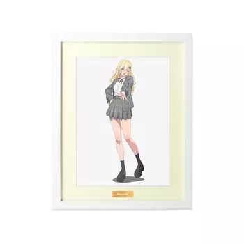 TV anime New illustration of Kisaki Aria checkered outfit Character fine graph 2.5-dimensional temptation ver.