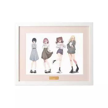 TV anime Newly drawn group checkered pattern coordinate Character fine graph 2.5-dimensional temptation ver.