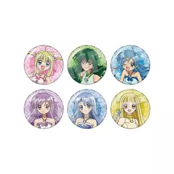 TV Anime Pichi Trading Can Badge First Version Box Michi Pitch 6-Piece