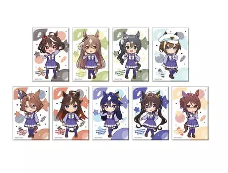 ТВ Аниме Pretty Derby Сезон Коллекция Квадратных Значков Uma Musume 3 [КОРОБКА]