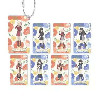 TV Anime Trading Botania квадратный акриловый брелок для ключей коробка из 8 штук Licorice Recoil
