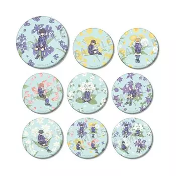 TV Anime Trading Botania Matte Can Badge Box of 9 “Blue Rock”