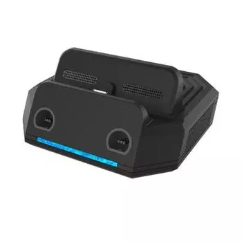 TV Dock для Nintendo Switch/Switch OLED, совместим с контроллером GameCube, HDMI TV адаптер, портативная зарядная подставка, совместимая с Nintendo Switch 8.88*8.75*4.36cm чёрный