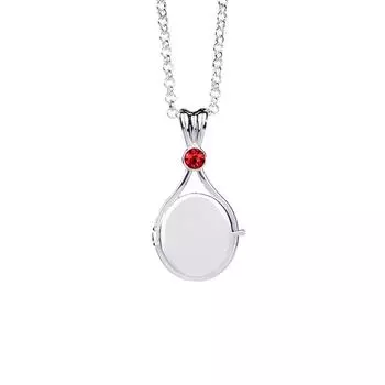 TV H2O, открывающаяся подвеска в форме ракушки, ожерелье, женская мода для девочек, русалка, кристалл, серебряный цвет, медь, циркон, колье, ювелирные аксессуары