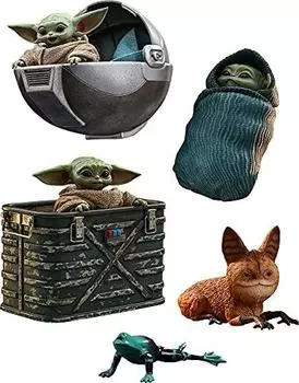 TV Masterpiece Мандалорский Грого и набор аксессуаров 1/6 масштаб фигурка зеленый (HT908288)