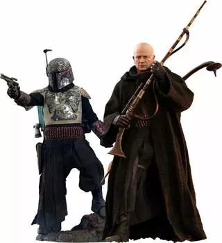 TV Masterpiece The Mandalorian Boba Fett Set of 2 Scale Figure Green (Deluxe Edition) 1/6