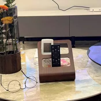 Держатель для пульта дистанционного управления для телевизора, стеллаж для хранения, контейнер для мобильного телефона, настольный деревянный органайзер для мелочей, подставка для дома, гостиной, офиса, товары