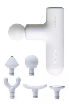 TVCM is currently Starring Nana Komatsu by medical MYTREX REBIVE AIR White Myofascial Release Gun Handy Gun Body Care Face Care Muscle Relaxation