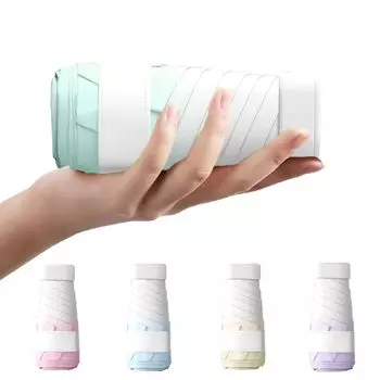 TVVTO Легкий складной зонт с функцией хранения, защита от ультрафиолета, ветра и воды, подходит как для солнечного, так и для дождливого дня. Все унисекс-зонты, зонты,