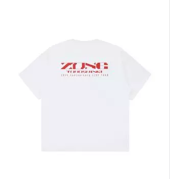 TVXQ! Футболка LIVE TOUR ZONE Official MD в честь 20-летия, белая, размер M, 2024, ограниченный тираж, новая
