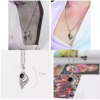 TVXQ Hero Jaejoong ST Черное ожерелье Batwing