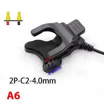 Tw64 для умных часов универсальный USB-кабель для зарядки черный 2/3-контактный зажим для зарядного устройства 4mm