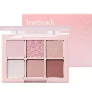 TwaTouch Make Mood Eye Palette 6g, 02 Most Pink, 1 piece