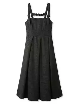 Tweed Flare Jumper Skirt RWFO241101 BLK [Fur Fur] Women s чёрный