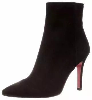 Twelve Short Boots 102446 Black Suede cm D [Seven Thirty] Women s 23.5