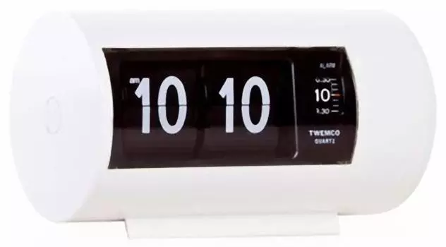 TWEMCO Настольные часы Putter Clock Alarm Clock БЕЛЫЕ 70 x 118 x 72 см Белый AP-28 белый
