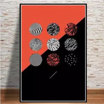 Twenty One Pilots музыкальная группа постеры и принты холст картины картины на стене абстрактный декоративный домашний декор таблица 21cm30cm NoFrame