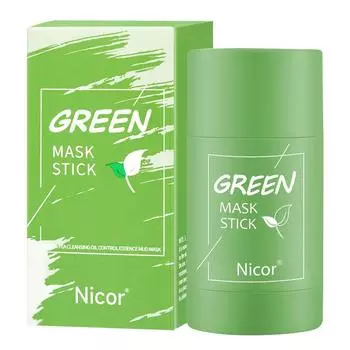 Твердая маска с зеленым чаем для глубокого очищения пор. Сделайте кожу гладкой и чистой. Green tea mud film stick