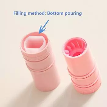 Твердая мазь Пустая трубка Вращающаяся пудра Румяна Перевернутые DIY Макияж Аксессуары Инструменты 1Pcs