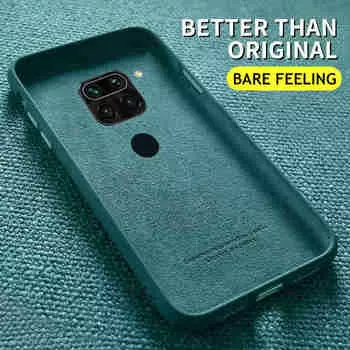 Твердая противоударная жидкость для XiaoMi Mi 9 Lite SE 9T Pro 10 10T POCO X3 RedMi 8T 9A 9AT 9C NFC Note 9 9S Pro 8 8A силиконовый чехол RedMi 9C чёрный