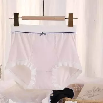 Твердое дышащее нижнее белье Ice Silk с высокой талией, утягивающие антибактериальные трусики, женские трусы XL лиловый