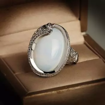 Твердое кольцо из стерлингового серебра 925 пробы с нефритом для унисекс Anillos De Origin, нефритовый драгоценный камень Bizuteria, ювелирное кольцо из серебра 925 пробы для женщин и мужчин 6 белый