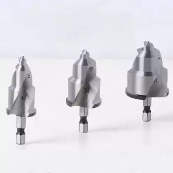 Твердое коническое сверло PPR, быстросменное сверло, расширитель, трубный инструмент для ремонта водопроводных труб, набор расширителей отверстий красный