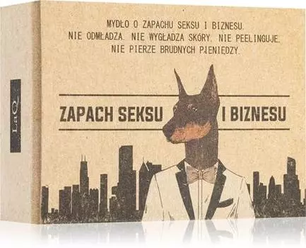 Твердое мыло Laq Doberman TU прозрачный